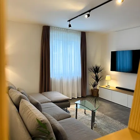 Modernes Mit Kochinsel, Garten, 2 Parkplaetze Inkl, 4-8 Pers 度假居 伯布林根